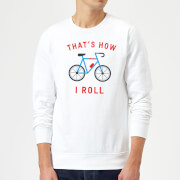 By Iwoot Thats How I Roll Sweatshirt White 4Xl by iwoot kopen in de aanbieding