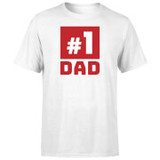 The Dad Collection Number 1 T Shirt White S the dad collection kopen in de aanbieding