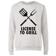 The Dad Collection License To Grill Womens Sweatshirt White S the dad collection kopen in de aanbieding The Dad Collection License To Grill Womens Sweatshirt White S the dad collection kopen in de aanbieding
