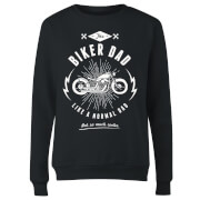 The Dad Collection Biker Womens Sweatshirt Black M the dad collection kopen in de aanbieding