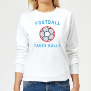 The Dad Collection Football Takes Balls Womens Sweatshirt White Xl the dad collection kopen in de aanbieding The Dad Collection Football Takes Balls Womens Sweatshirt White Xl the dad collection kopen in de aanbieding