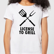 The Dad Collection License To Grill Womens T Shirt White Xxl the dad collection kopen in de aanbieding