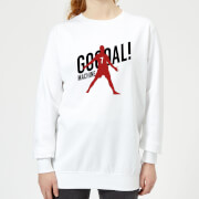 By Iwoot Goal Machine Womens Sweatshirt White 3Xl by iwoot kopen in de aanbieding