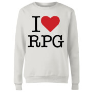 I Love Rpg Womens Sweatshirt White S the gaming collection kopen in de aanbieding I Love Rpg Womens Sweatshirt White S the gaming collection kopen in de aanbieding