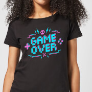 Game Over Gaming Womens T Shirt Black L the gaming collection kopen in de aanbieding