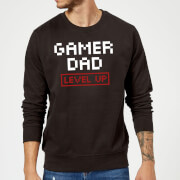 Gamer Dad Level Up Sweatshirt Black Xxl the gaming collection kopen in de aanbieding