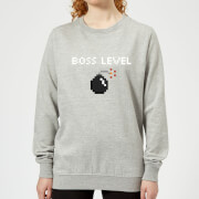 By Iwoot Boss Level Gaming Womens Sweatshirt Grey Xs by iwoot kopen in de aanbieding