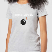 By Iwoot Boss Level Gaming Womens T Shirt Grey 3Xl by iwoot kopen in de aanbieding
