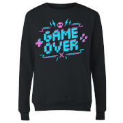 Game Over Gaming Womens Sweatshirt Black S the gaming collection kopen in de aanbieding