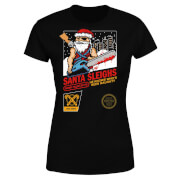 Image of Santa Sleighs - Black Women's T-Shirt - S - Black