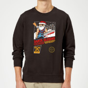 Image of Santa Sleighs - Black Sweatshirt - M - Black