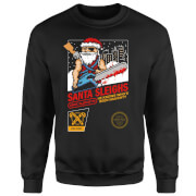 Image of Santa Sleighs - Black Sweatshirt - S - Black