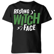 Resting Witch Face Kids' T-Shirt - Black - 3-4 ans - Noir