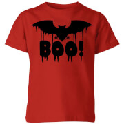 Boo Bat Kids' T-Shirt - Red - 3-4 ans - Rouge