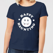Halloween Happy Haunting Womens T Shirt Navy Xl halloween kopen in de aanbieding Halloween Happy Haunting Womens T Shirt Navy Xl halloween kopen in de aanbieding