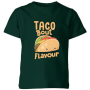 Taco Bout Flavour Kids T-Shirt - Forest Green - 3-4 ans - Forest Green