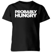 Probably Hungry Kids T-Shirt - Black - 3-4 ans - Noir