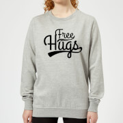By Iwoot Free Hugs Womens Sweatshirt Grey 3Xl by iwoot kopen in de aanbieding