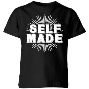 Slogan Collection Self Made Kids T Shirt Black 3 4 Years slogan collection kopen in de aanbieding