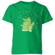 Cactus Trio Kids T Shirt Kelly Green 3 4 Years the christmas collection kopen in de aanbieding