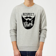 By Iwoot Respect The Beard Sweatshirt Grey 3Xl by iwoot kopen in de aanbieding