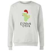 Christmas Cactus Womens Sweatshirt White S the christmas collection kopen in de aanbieding