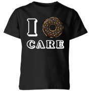 I Donut Care Kids T-Shirt - Black - 3-4 ans - Noir