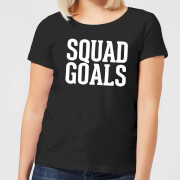 Squad Goals Womens T Shirt Black Xxl mens slogan collection kopen in de aanbieding