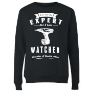 Im Not An Expert Womens Sweatshirt Black S mens slogan collection kopen in de aanbieding Im Not An Expert Womens Sweatshirt Black S mens slogan collection kopen in de aanbieding