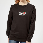 By Iwoot Hello Winter Womens Sweatshirt Black 4Xl by iwoot kopen in de aanbieding