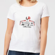Its Beginning To Look A Lot Like Christmas Womens T Shirt White Xl the christmas collection kopen in de aanbieding Its Beginning To Look A Lot Like Christmas Womens T Shirt White Xl the christmas collection kopen in de aanbieding