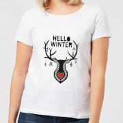 By Iwoot Hello Winter Womens T Shirt White 3Xl by iwoot kopen in de aanbieding