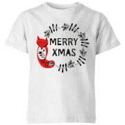 Merry Christmas Kids T Shirt White 3 4 Years the christmas collection kopen in de aanbieding