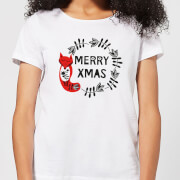 By Iwoot Merry Christmas Womens T Shirt White 4Xl by iwoot kopen in de aanbieding