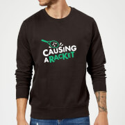 By Iwoot Causing A Racket Sweatshirt Black 5Xl by iwoot kopen in de aanbieding