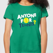Anyone For Tennis Womens T Shirt Kelly Green S the tennis collection kopen in de aanbieding