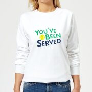 Youve Been Served Womens Sweatshirt White Xl the tennis collection kopen in de aanbieding