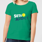 Set Addicts Womens T Shirt Kelly Green Xl the tennis collection kopen in de aanbieding