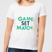 Game Set Match Womens T Shirt White Xxl the tennis collection kopen in de aanbieding