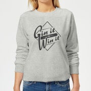 Gin it to Win it Women's Sweatshirt - Grey - XS - Grau