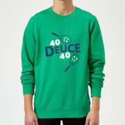 40 Deuce 40 Sweatshirt Kelly Green Xxl the tennis collection kopen in de aanbieding