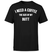 By Iwoot Coffee Butt T Shirt Black 4Xl by iwoot kopen in de aanbieding