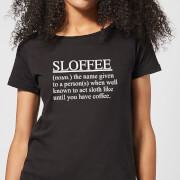 By Iwoot Sloffee Womens T Shirt Black 5Xl by iwoot kopen in de aanbieding