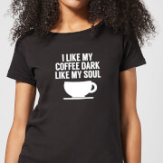 By Iwoot I Like My Coffee Dark My Soul Womens T Shirt Black 4Xl by iwoot kopen in de aanbieding
