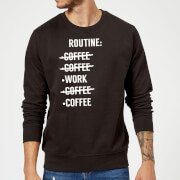 By Iwoot Coffee Routine Sweatshirt Black 5Xl by iwoot kopen in de aanbieding