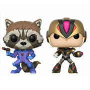 Figurines Pop! Rocket vs Megaman EXC - Capcom vs Marvel
