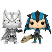 Figurines Pop! Black Panther vs Monster Hunter - Capcom vs Marvel