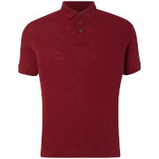 Polo Homme Slub D-Struct - Bordeaux - S - Burgundy