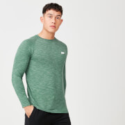 Myprotein Performance Long Sleeve Top Dark Green Marl S myprotein kopen in de aanbieding