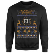 All I Want For Christmas Is Eu Black Sweatshirt S the christmas collection kopen in de aanbieding All I Want For Christmas Is Eu Black Sweatshirt S the christmas collection kopen in de aanbieding